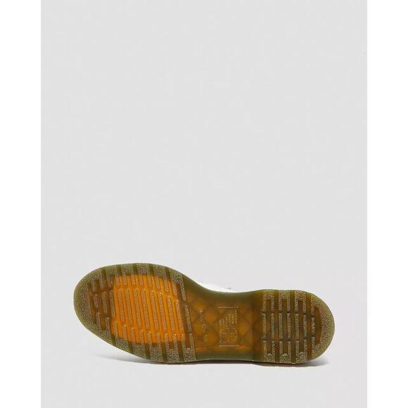 😎🩺 DR MARTENS - ADRIAN WHITE TASSLE LOAFERS YELLOW STITCH - NWT - SZ 7 - Picture 7 of 7